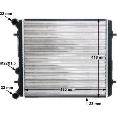 Mahle | Kühler, Motorkühlung | CR 367 000S