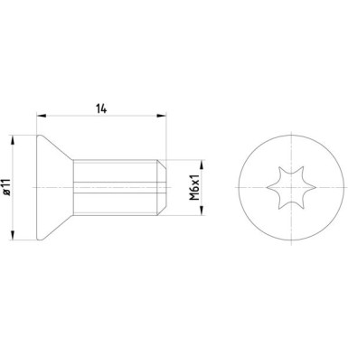 Textar | Schraube, Bremsscheibe | TPM0012