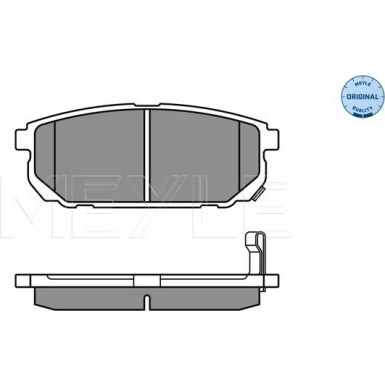 Meyle | Bremsbelagsatz, Scheibenbremse | 025 240 5815/W