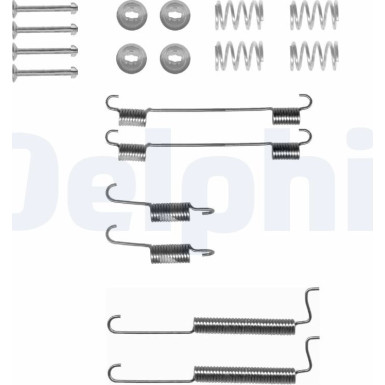 Delphi | Zubehörsatz, Bremsbacken | LY1292