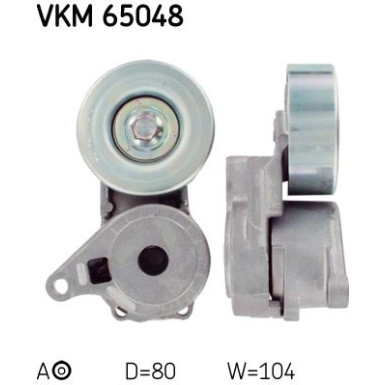 SKF | Spannrolle, Keilrippenriemen | VKM 65048