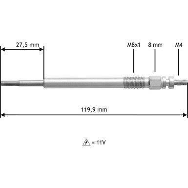 Valeo | Glühkerze | 345123