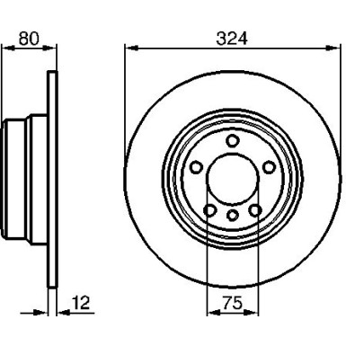 BOSCH | Bremsscheibe | 0 986 479 167