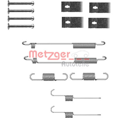 Metzger | Zubehörsatz, Bremsbacken | 105-0846