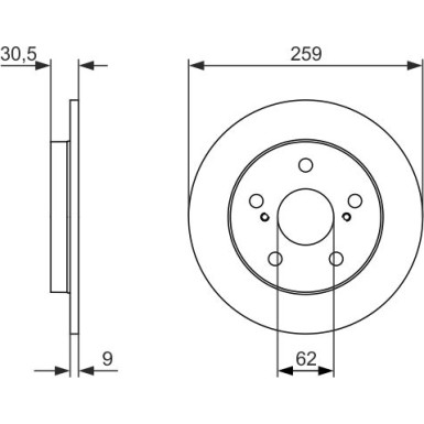 BOSCH | Bremsscheibe | 0 986 479 765