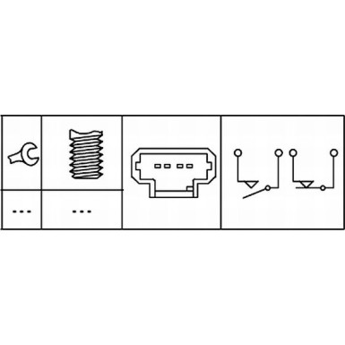 Hella | Bremslichtschalter | 6DD 008 622-811