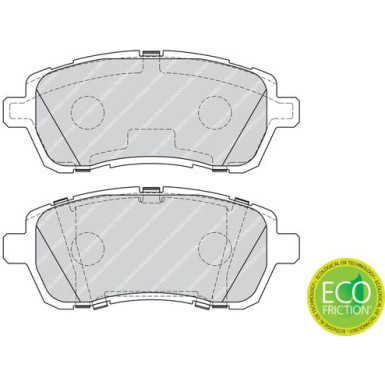 Ferodo | Bremsbelagsatz, Scheibenbremse | FDB4179
