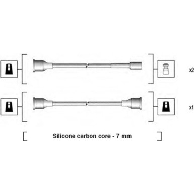 Magneti Marelli | Zündleitungssatz | 941094040575