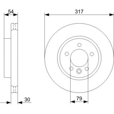 BOSCH | Bremsscheibe | 0 986 479 287