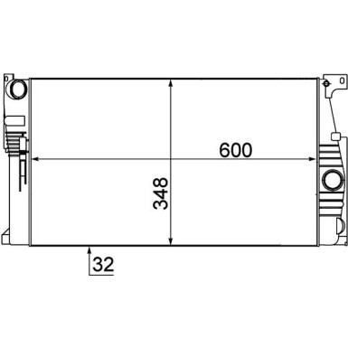 Mahle | Kühler, Motorkühlung | CR 1908 000P