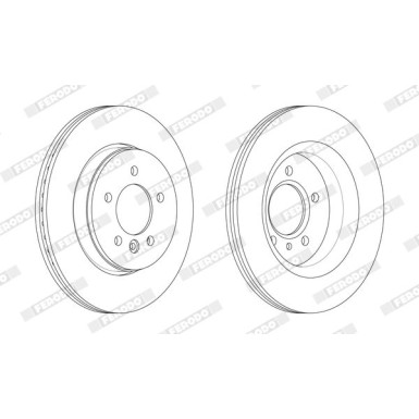 Ferodo | Bremsscheibe | FCR381A