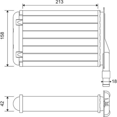 Valeo | Wärmetauscher, Innenraumheizung | 883790