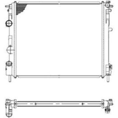 NRF | Kühler, Motorkühlung | 53210