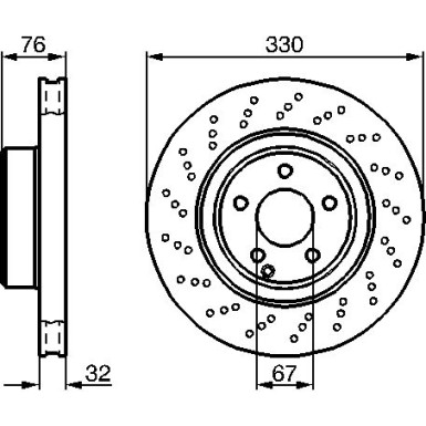 BOSCH | Bremsscheibe | 0 986 478 470