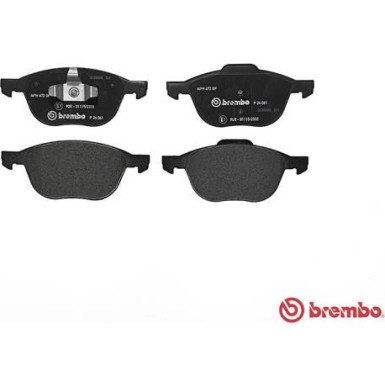 Brembo | Bremsbelagsatz, Scheibenbremse | P 24 061