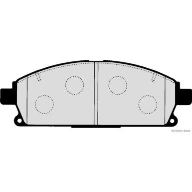 Herth+Buss Jakoparts | Bremsbelagsatz, Scheibenbremse | J3601090