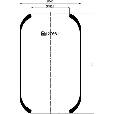 FEBI BILSTEIN 20661 Federbalg, Luftfederung