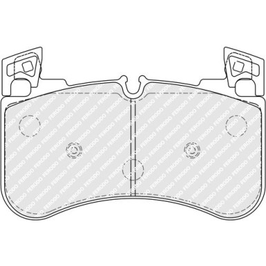 Ferodo | Bremsbelagsatz, Scheibenbremse | FDB5220