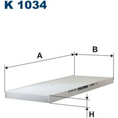 Filtron | Filter, Innenraumluft | K 1034