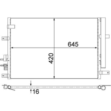 Mahle | Kondensator, Klimaanlage | AC 693 000S