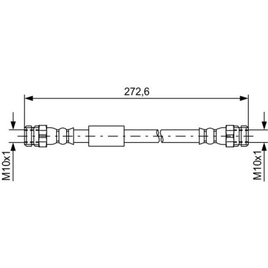 BOSCH | Bremsschlauch | 1 987 481 577