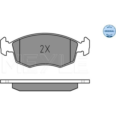 Meyle | Bremsbelagsatz, Scheibenbremse | 025 235 5218