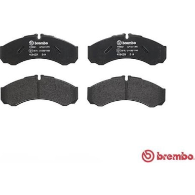 Brembo | Bremsbelagsatz, Scheibenbremse | P A6 021