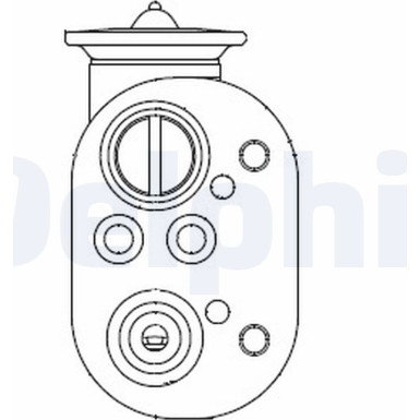 Delphi | Expansionsventil, Klimaanlage | CB1001V