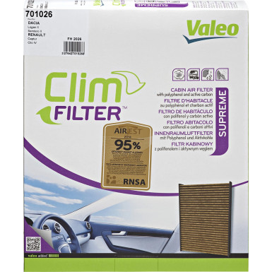 Valeo | Filter, Innenraumluft | 701026