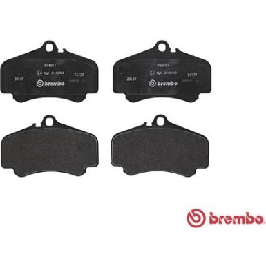 Brembo | Bremsbelagsatz, Scheibenbremse | P 65 011