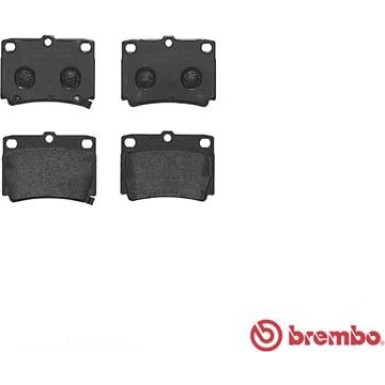 Brembo | Bremsbelagsatz, Scheibenbremse | P 54 026