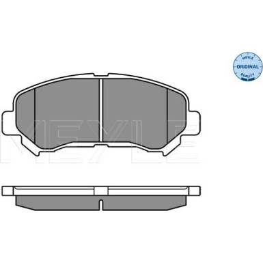 Meyle | Bremsbelagsatz, Scheibenbremse | 025 246 3217