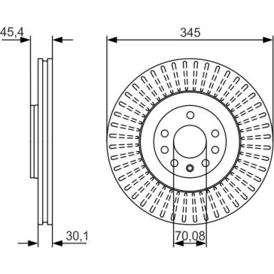 BOSCH | Bremsscheibe | 0 986 479 A24