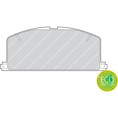 Ferodo | Bremsbelagsatz, Scheibenbremse | FDB308