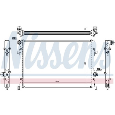 Nissens | Kühler, Motorkühlung | 60352