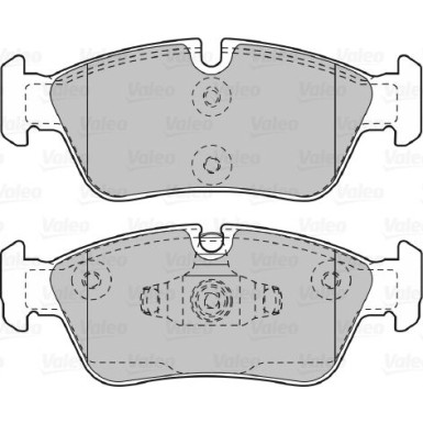 Valeo | Bremsbelagsatz, Scheibenbremse | 598700