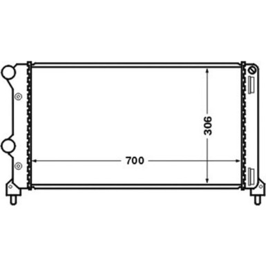 Mahle | Kühler, Motorkühlung | CR 1448 000S