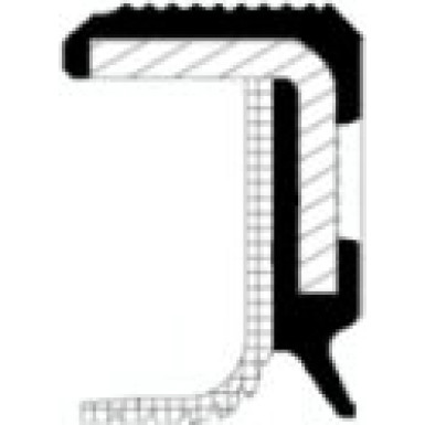 Corteco | Wellendichtring, Kurbelwelle | 20034106B