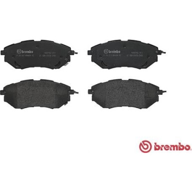 Brembo | Bremsbelagsatz, Scheibenbremse | P 78 017