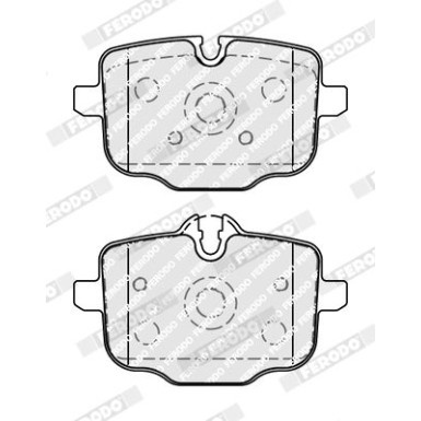 Ferodo | Bremsbelagsatz, Scheibenbremse | FDB5056
