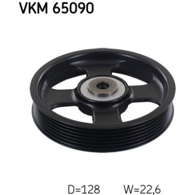 SKF | Umlenk-/Führungsrolle, Keilrippenriemen | VKM 65090