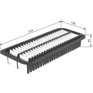 BOSCH F 026 400 359 Luftfilter