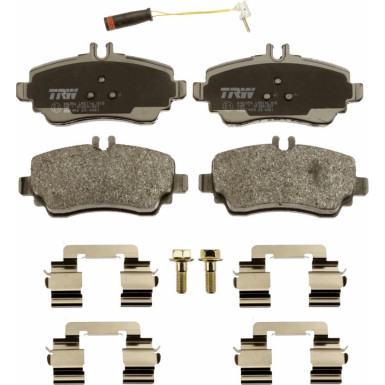 TRW | Bremsbelagsatz, Scheibenbremse | GDB1480