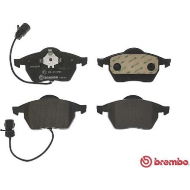 Brembo | Bremsbelagsatz, Scheibenbremse | P 85 026