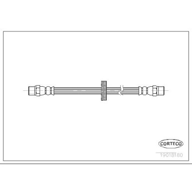 Corteco | Bremsschlauch | 19018180