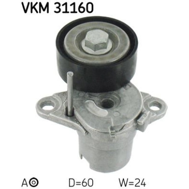 SKF | Spannrolle, Keilrippenriemen | VKM 31160