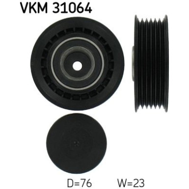 SKF | Spannrolle, Keilrippenriemen | VKM 31064