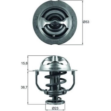 Mahle | Thermostat, Kühlmittel | TX 200 90D