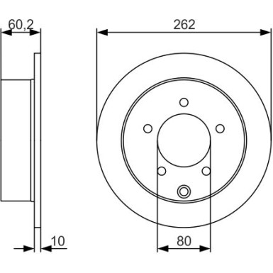 BOSCH | Bremsscheibe | 0 986 479 A41