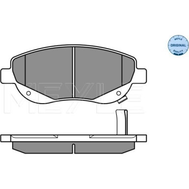 Meyle | Bremsbelagsatz, Scheibenbremse | 025 249 4619/W